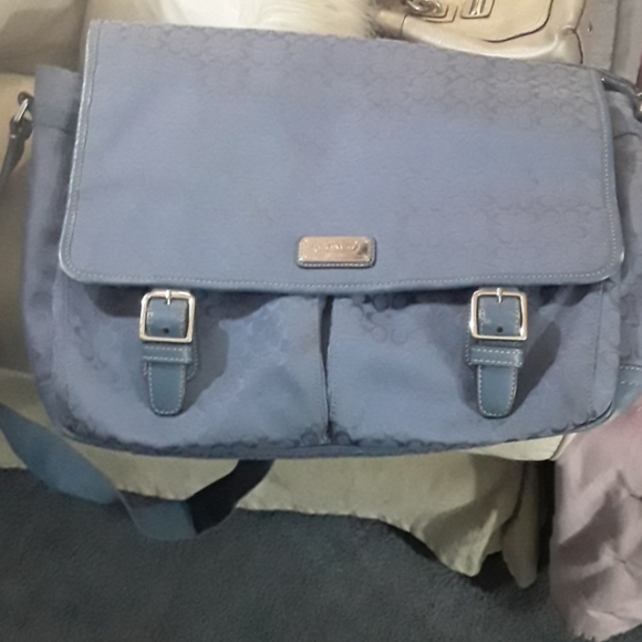 Coach Handbags - Coach Periwinkle  Messenger  Bag